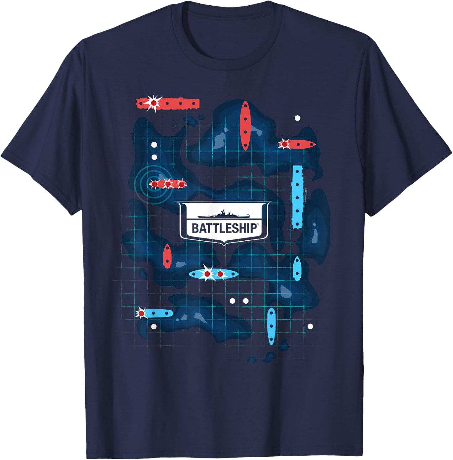 Battleship Battleship Sonar Fight T-Shirt - T-Shirt | Navy