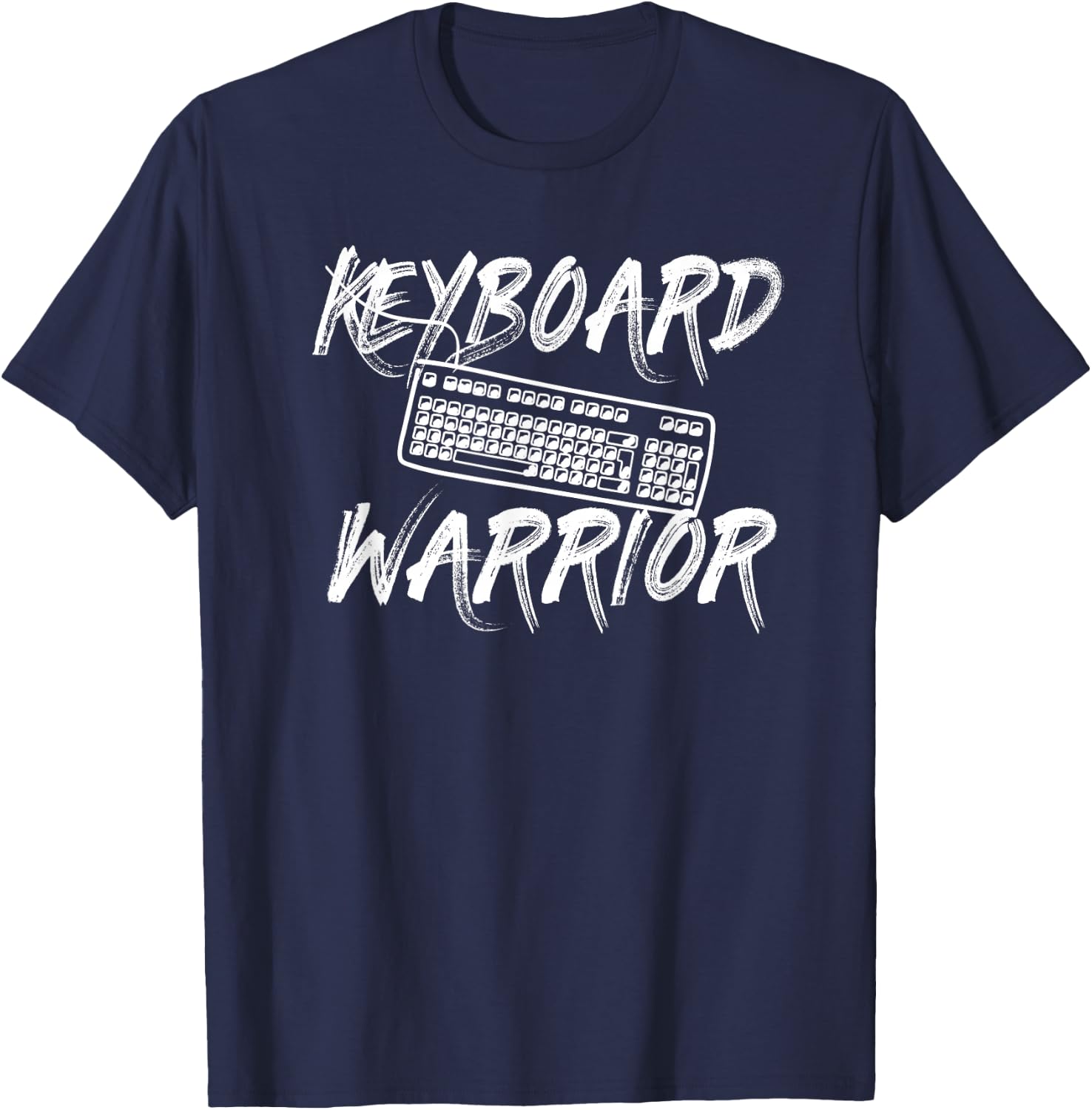 Keyboard Warrior | Computer Technician Shirt T-Shirt - T-Shirt | Navy