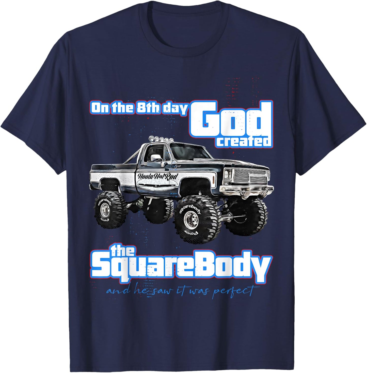 8th God,Jimmy,Squarebody Truck,Suburban,Blazer,Silverado,K5 T-Shirt - T-Shirt | Navy