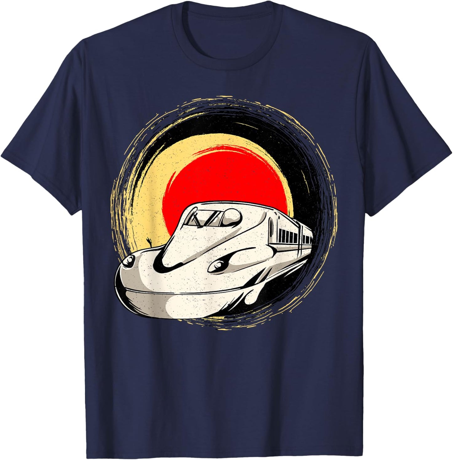 Shinkansen Japanese Bullet Train for Mad about Trains T-Shirt - T-Shirt | Navy