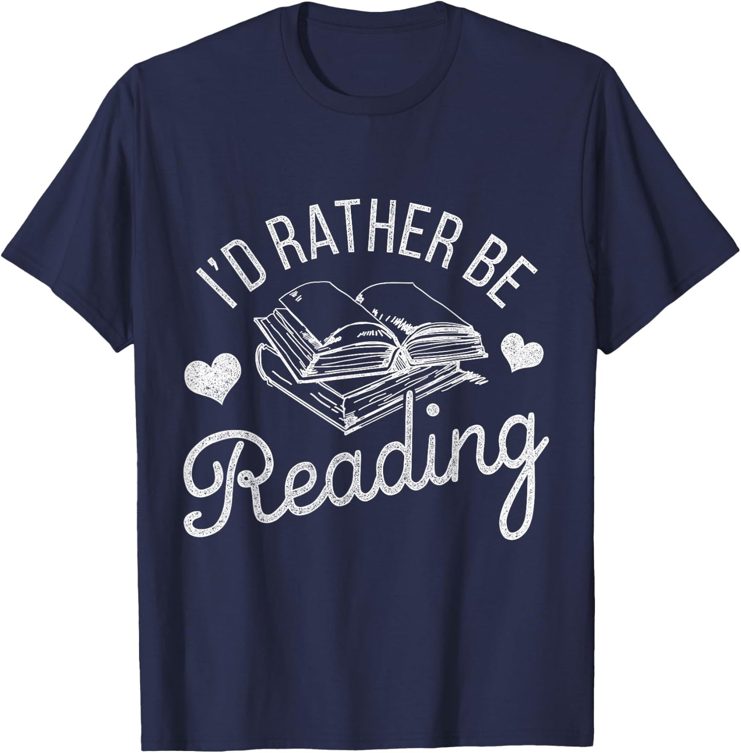 Id Rather Be Reading T-Shirt - T-Shirt | Navy