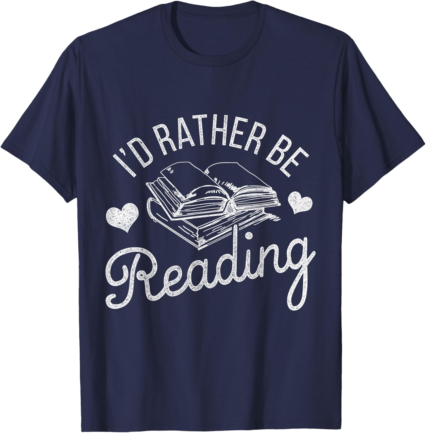 Id Rather Be Reading T-Shirt - T-Shirt | Navy