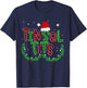 Tinsel Tits Jingle Balls Matching Christmas Couple Men Woman T-Shirt - T-Shirt | Navy