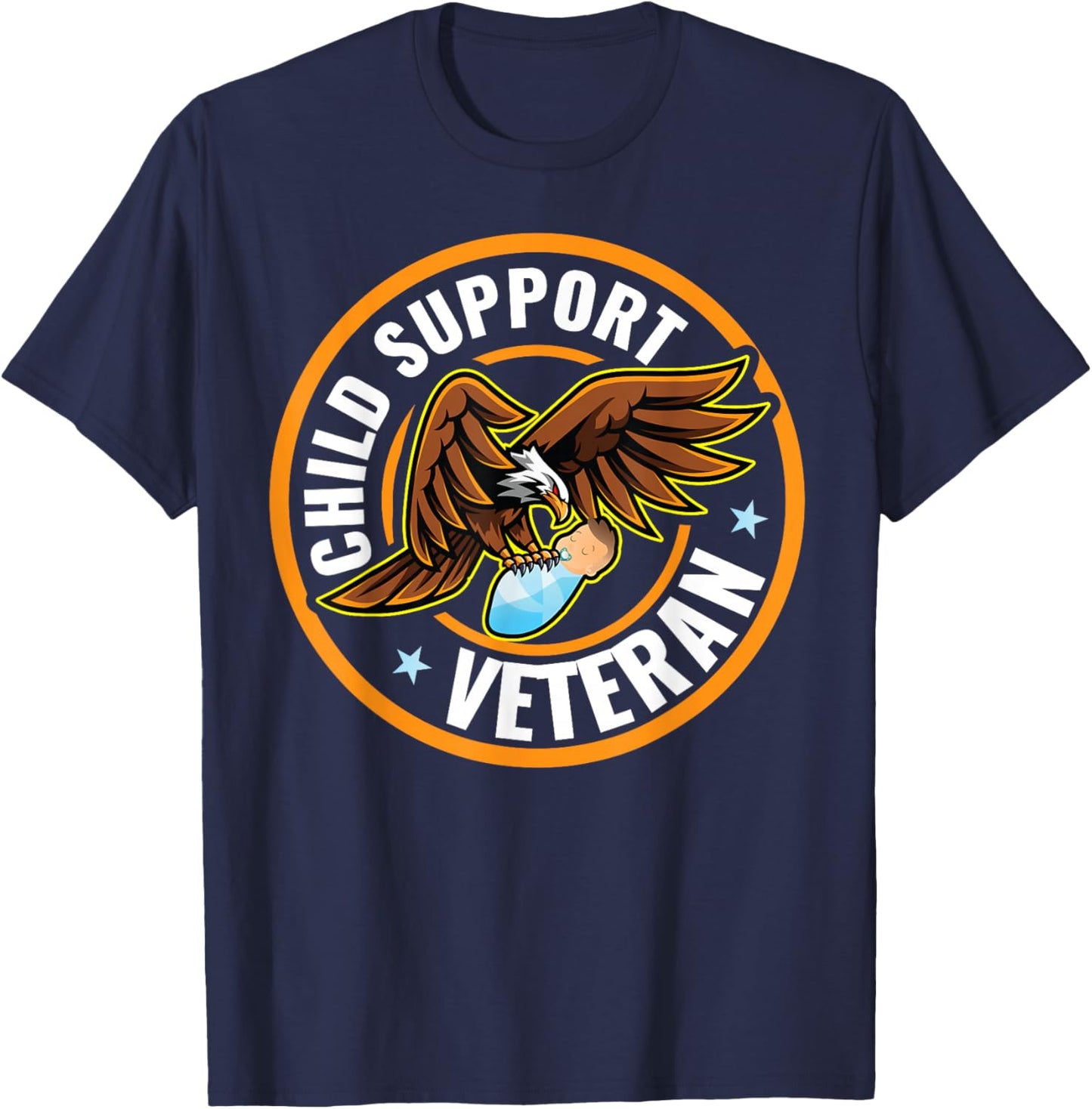 Child Support Veteran T-Shirt - T-Shirt | Navy