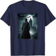 Van Helsing approaching Dracula's castle T-Shirt - T-Shirt | Navy