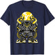Urban Graffiti Style Astronaut Cool Hip Hop Theme Design T-Shirt - T-Shirt | Navy