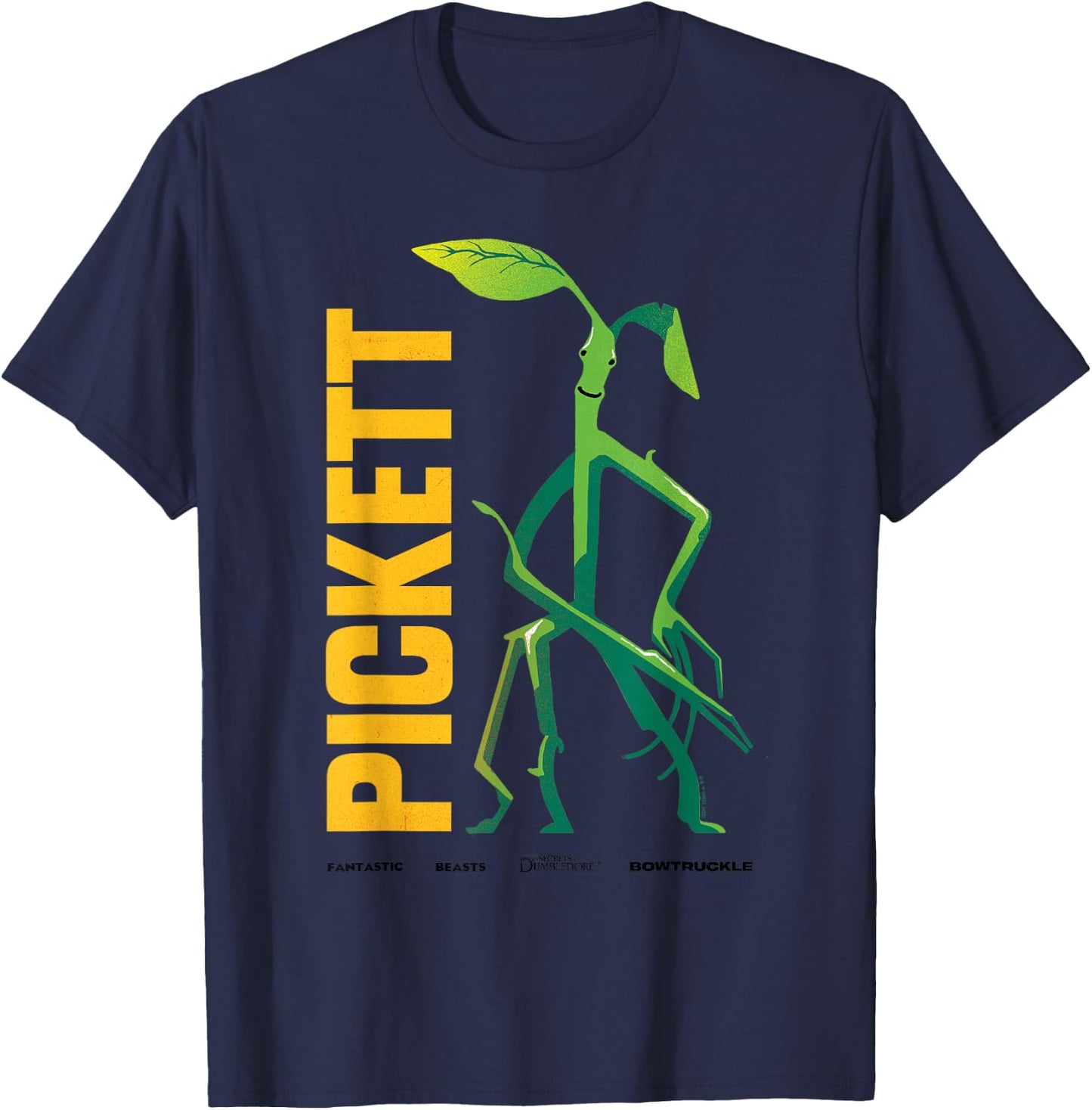 Fantastic Beasts 3 Pickett The Bowtruckle T-Shirt - T-Shirt | Navy