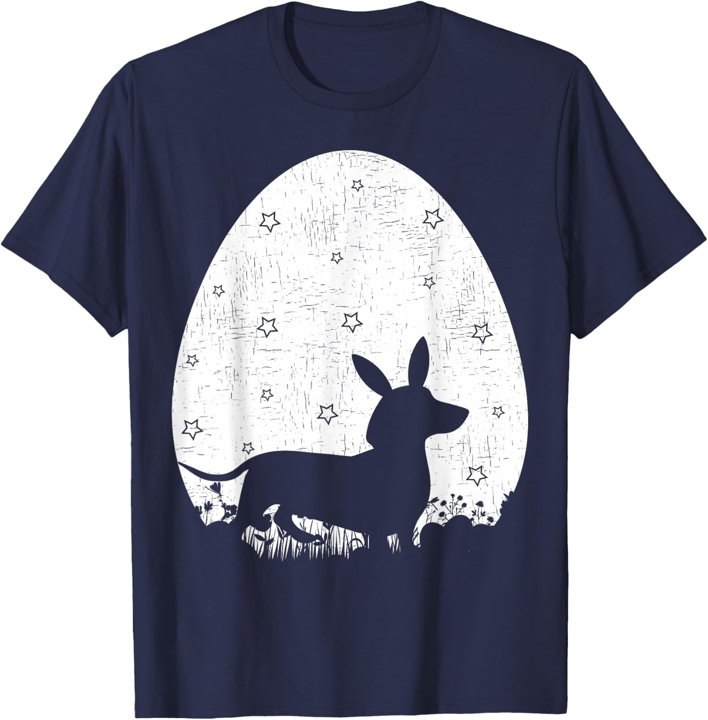 Easter Egg Vintage Retro Style Dachshund Dog Easter Sunday Men Women Girls Kids T-Shirt - T-Shirt | Navy