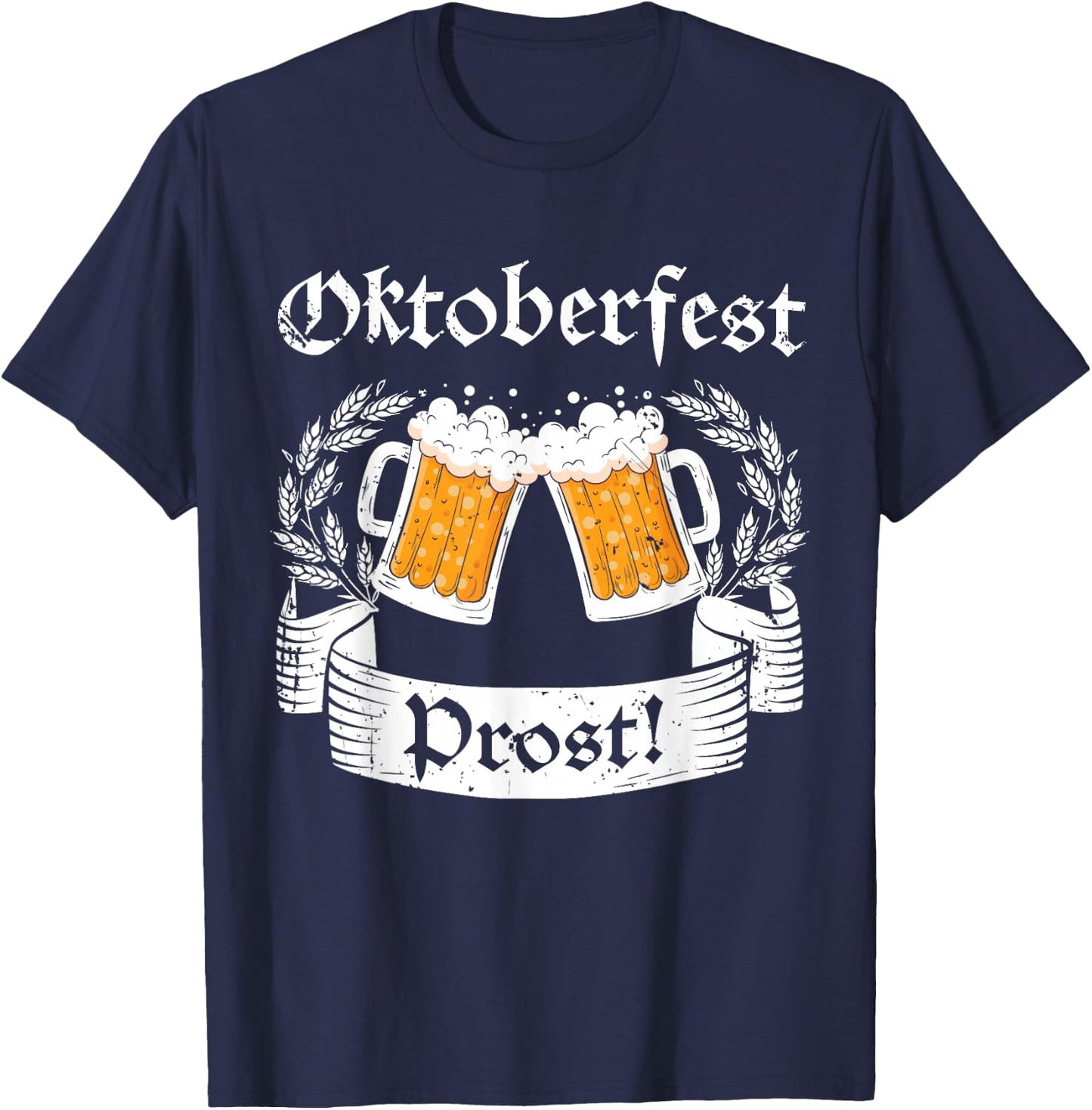Oktoberfest Prost Shirt Men Women German Cheers T-Shirt - T-Shirt | Navy