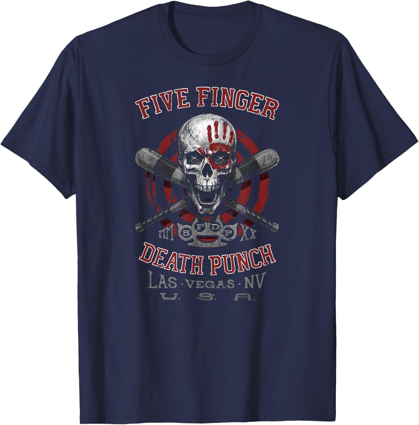 5FDP - Baseball Skull T-Shirt - T-Shirt | Navy