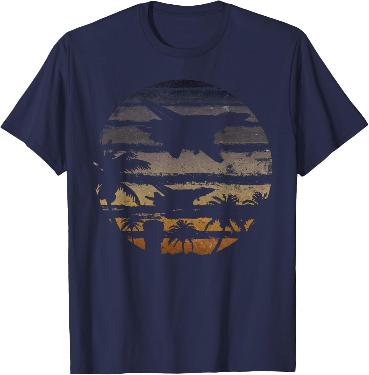 Morning Sortie | F-14 Tomcat Jet Fighter Airplane T-Shirt - T-Shirt | Navy