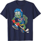 Ice Hockey Player Turtle T-Shirt - T-Shirt | Navy