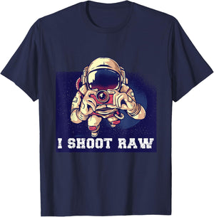 I Shoot Raw T-Shirt - T-Shirt | Navy