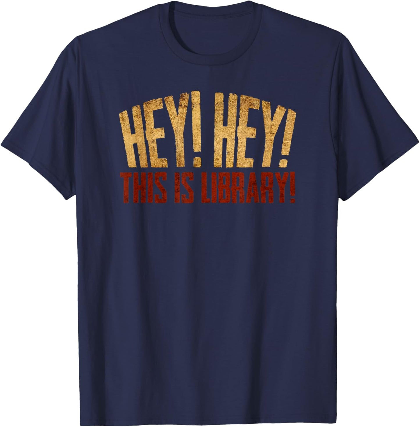 "This is Library!" Librarian Book Lover for Teachers T-Shirt - T-Shirt | Navy