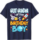 Great Grandma of The Birthday Boy Astronaut Space Planets T-Shirt - T-Shirt | Navy