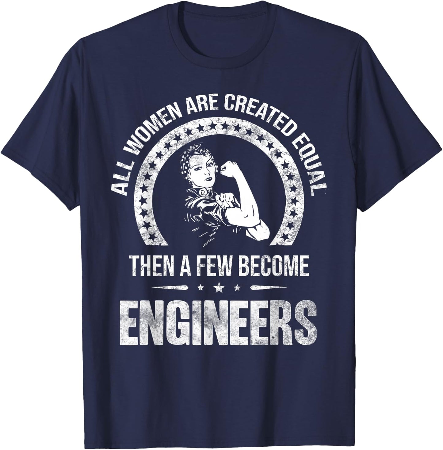 Engineer Shirts Women's Engineer Black Small Classic Fit Modern Short Sleeve T-Shirt - T-Shirt | Navy