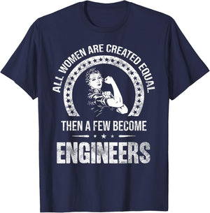 Engineer Shirts Women's Engineer Black Small Classic Fit Modern Short Sleeve T-Shirt - T-Shirt | Navy