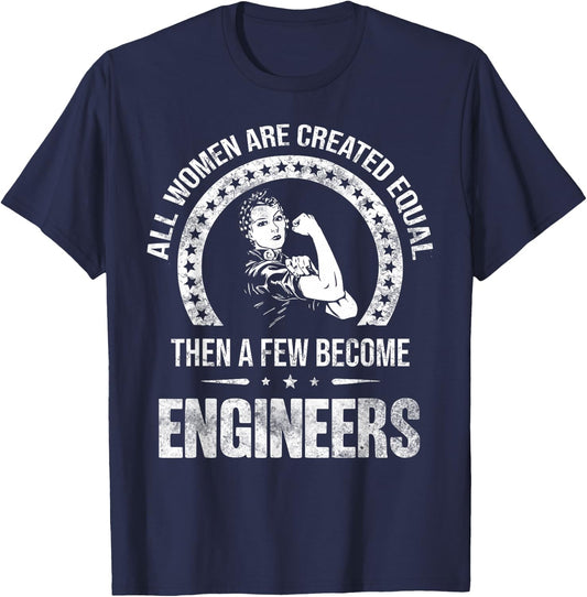 Engineer Shirts Women's Engineer Black Small Classic Fit Modern Short Sleeve T-Shirt - T-Shirt | Navy