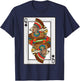 Queen Spades African American Card Halloween Gift T-Shirt - T-Shirt | Navy