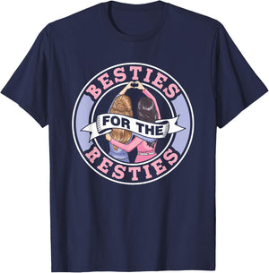 Besties For The Resties Friends Friendship Best Friend T-Shirt - T-Shirt | Navy