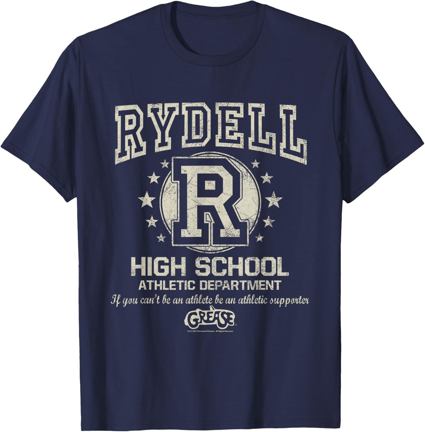 Grease Rydell High T-Shirt - T-Shirt | Navy