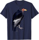 Turkey Vulture Vintage Illustration T-Shirt - T-Shirt | Navy