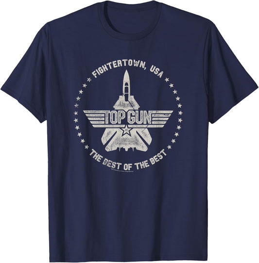 Ripple Junction x Top Gun Fightertown USA Circle T-Shirt - T-Shirt | Navy