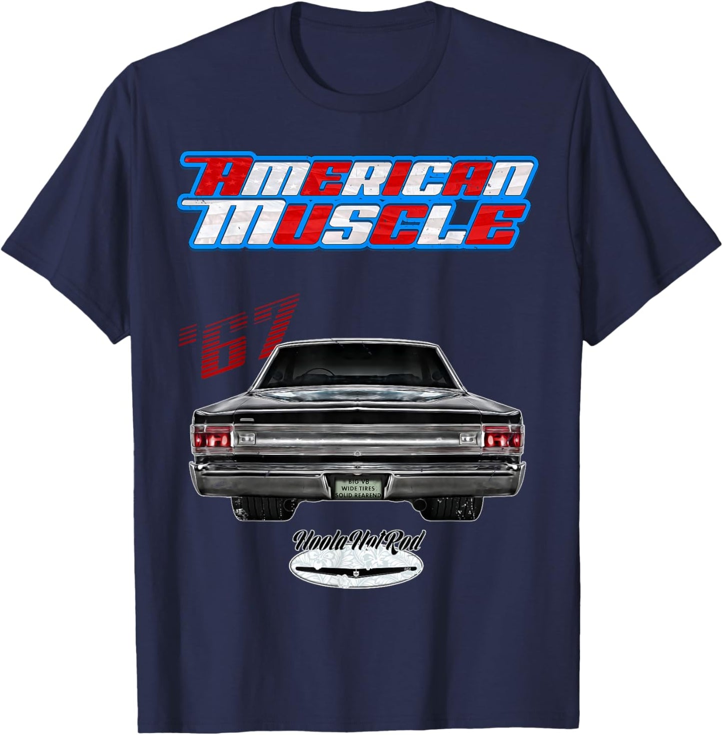 1967,GTX,Belvedere,Satellite,Hot Rod,Muscle Car,Drag Racing T-Shirt - T-Shirt | Navy