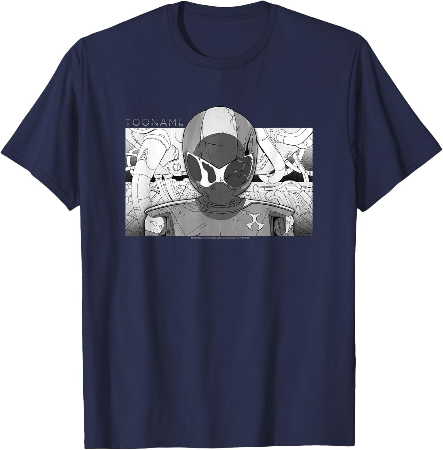 Adult Swim Toonami T.O.M. Tubes , Black T-Shirt - T-Shirt | Navy