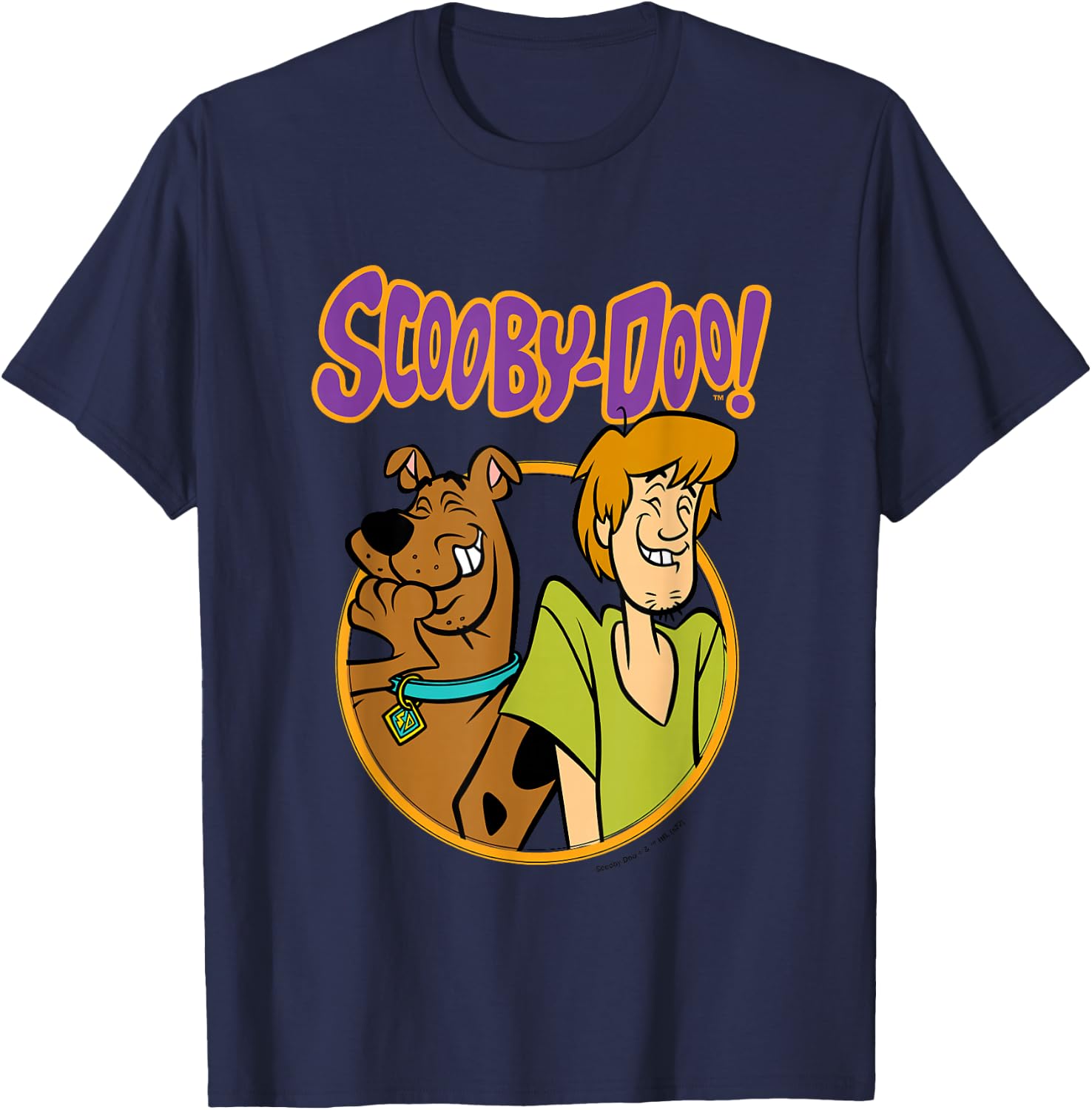 Scooby and Shaggy Giggling T-Shirt - T-Shirt | Navy