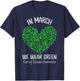 Heart In March We Wear Green Kidney Disease Awareness Ribbon T-Shirt - T-Shirt | Navy
