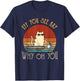 Retro Eff You See Kay Why Oh You Funny Cat Women T-Shirt - T-Shirt | Navy