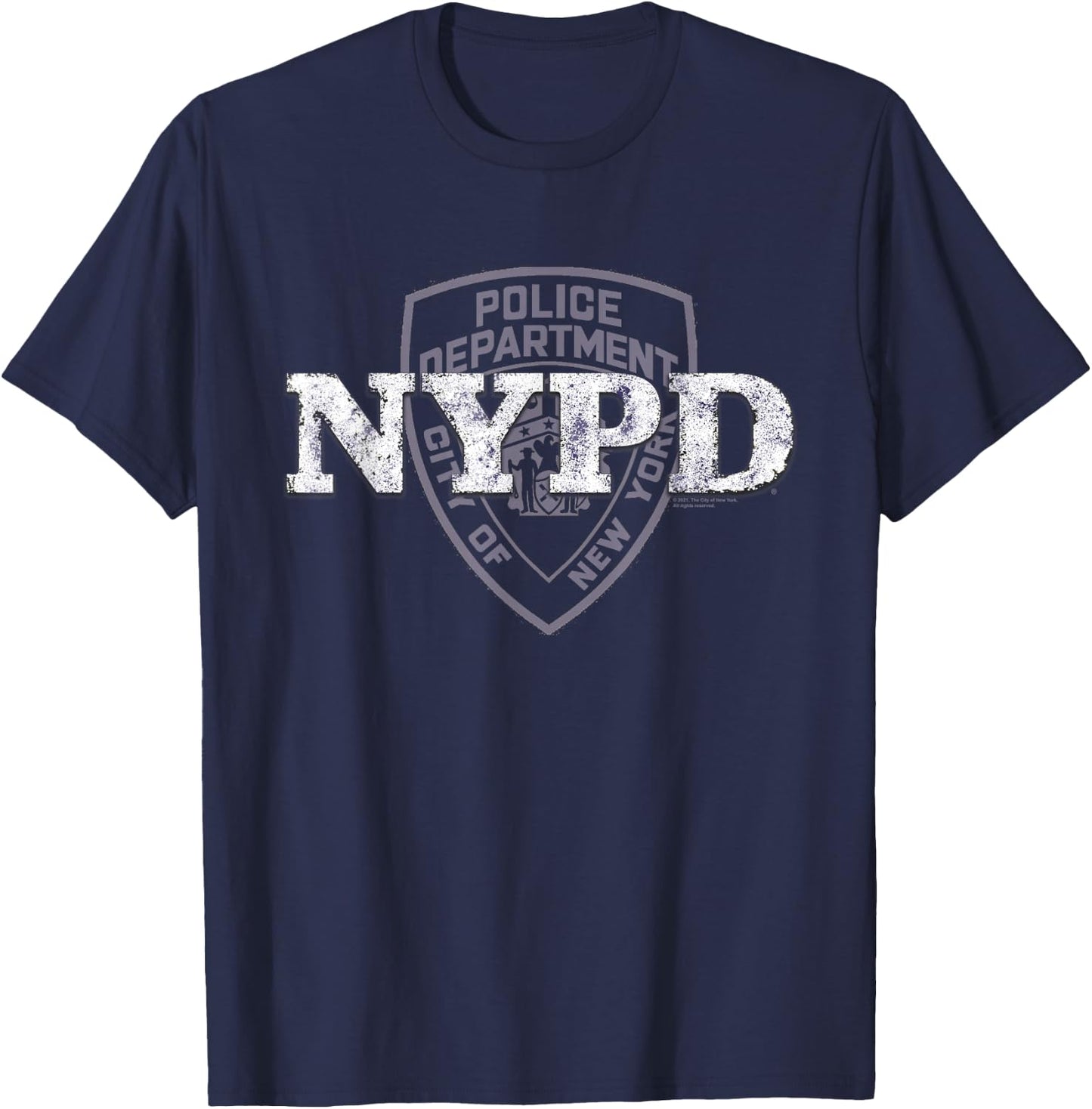 New York City NYPD Logo T-Shirt - T-Shirt | Navy