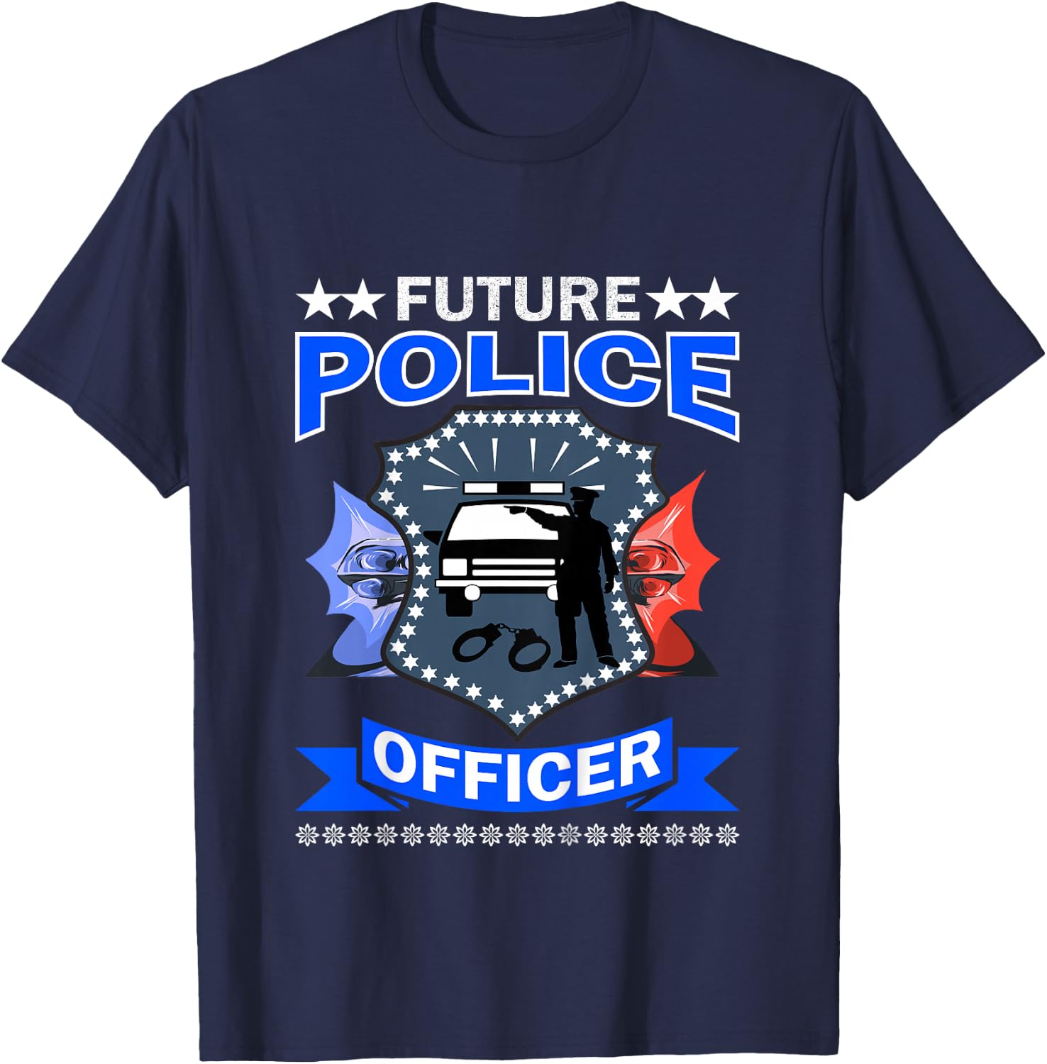 Future Police Officer Kids T-Shirt - T-Shirt | Navy