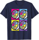 Trivial Pursuit Pop Art Pie with Wedges T-Shirt - T-Shirt | Navy