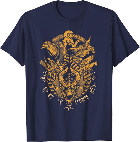 Dungeons & Dragons Dragon Tyranny Small T-Shirt - T-Shirt | Navy
