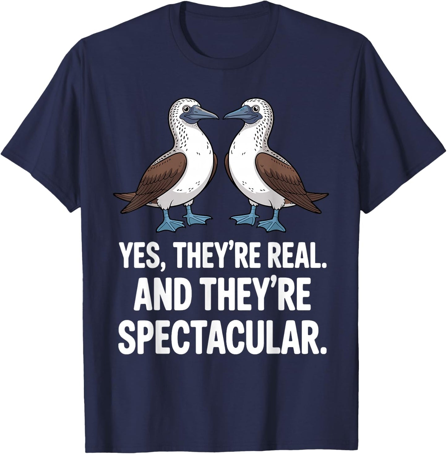 Blue Footed Booby Art Women Bird Blue Footed Booby T-Shirt - T-Shirt | Navy