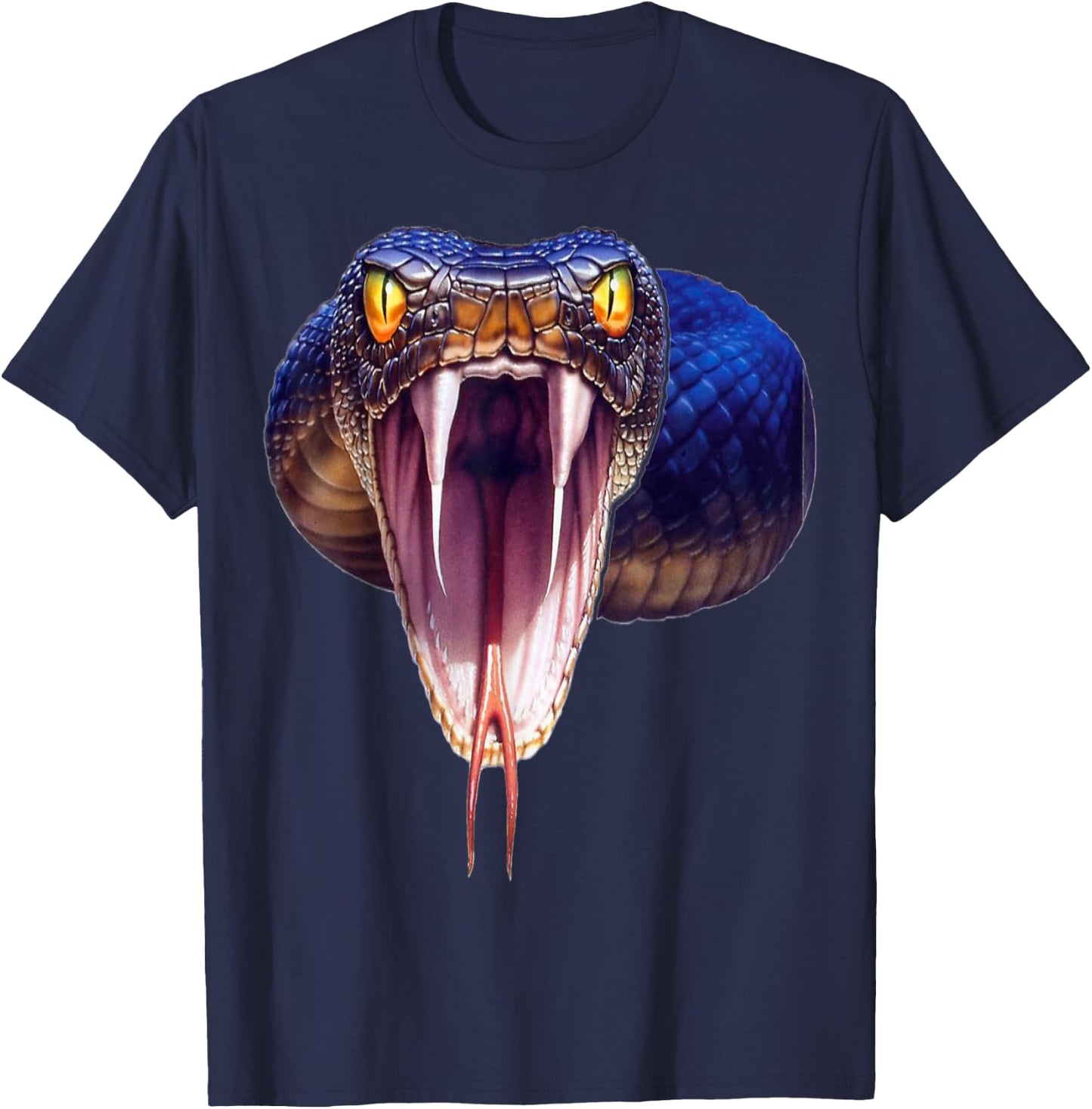 Scary Black Mamba Snake Halloween Costume Gift Shirt T-Shirt - T-Shirt | Navy