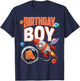 4 Year Old Spaceship Boy 4th Birthday Space Shuttle Rocket T-Shirt - T-Shirt | Navy