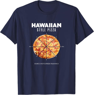 Ontario Canada Hawaiian Pizza T-Shirt - T-Shirt | Navy