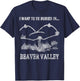 Offensive Humorous I Want To Be Buried in Beaver Valley T-Shirt - T-Shirt | Navy