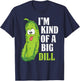 Cucumber Lovers Dill Cucumber Pickle Funny Cucumber T-Shirt - T-Shirt | Navy