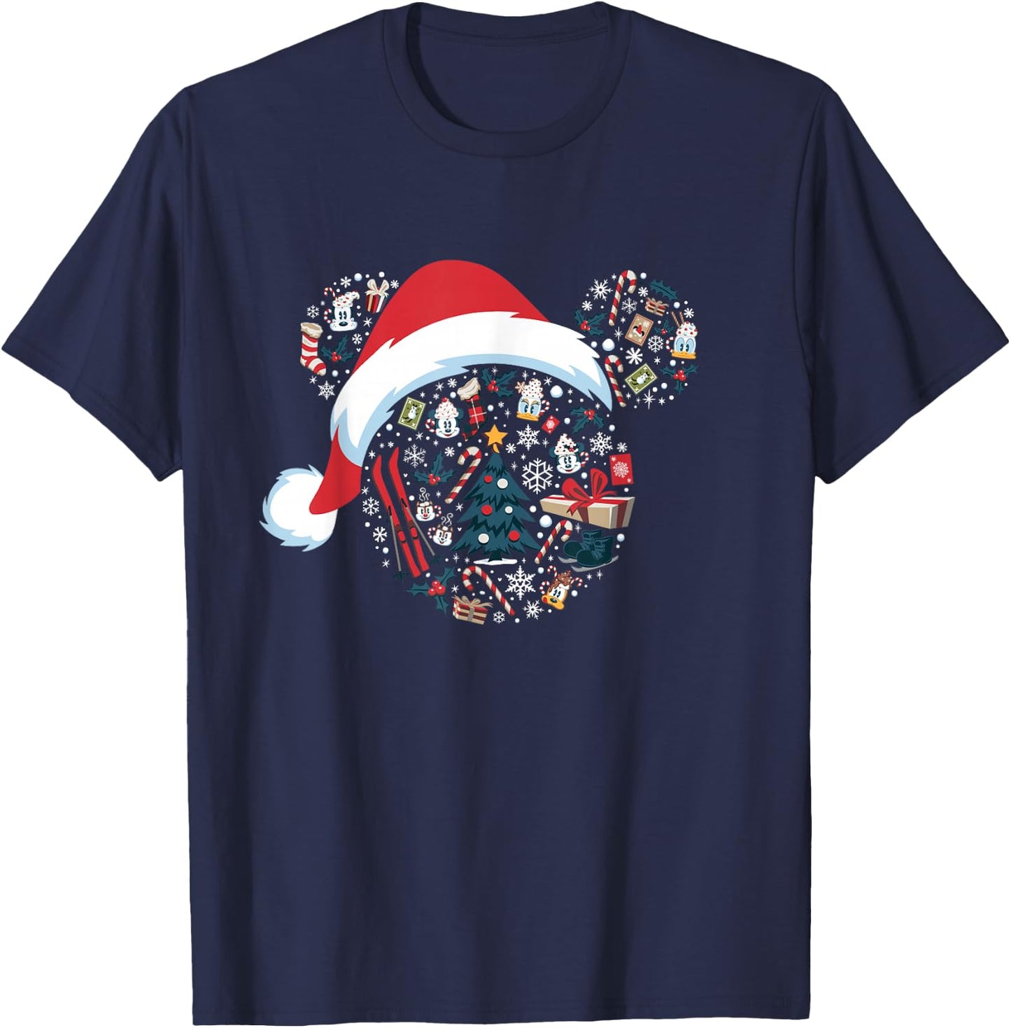 Disney Mickey Mouse Icon Winter Lodge T-Shirt - T-Shirt | Navy