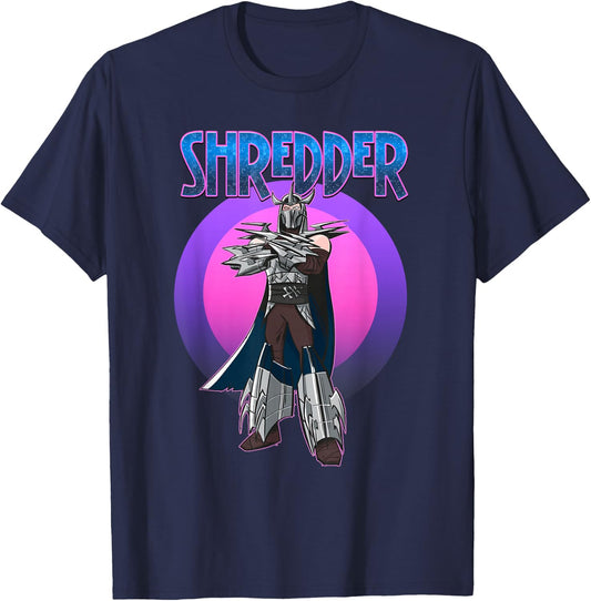 Shredder - Retro Style Universe T-Shirt - T-Shirt | Navy