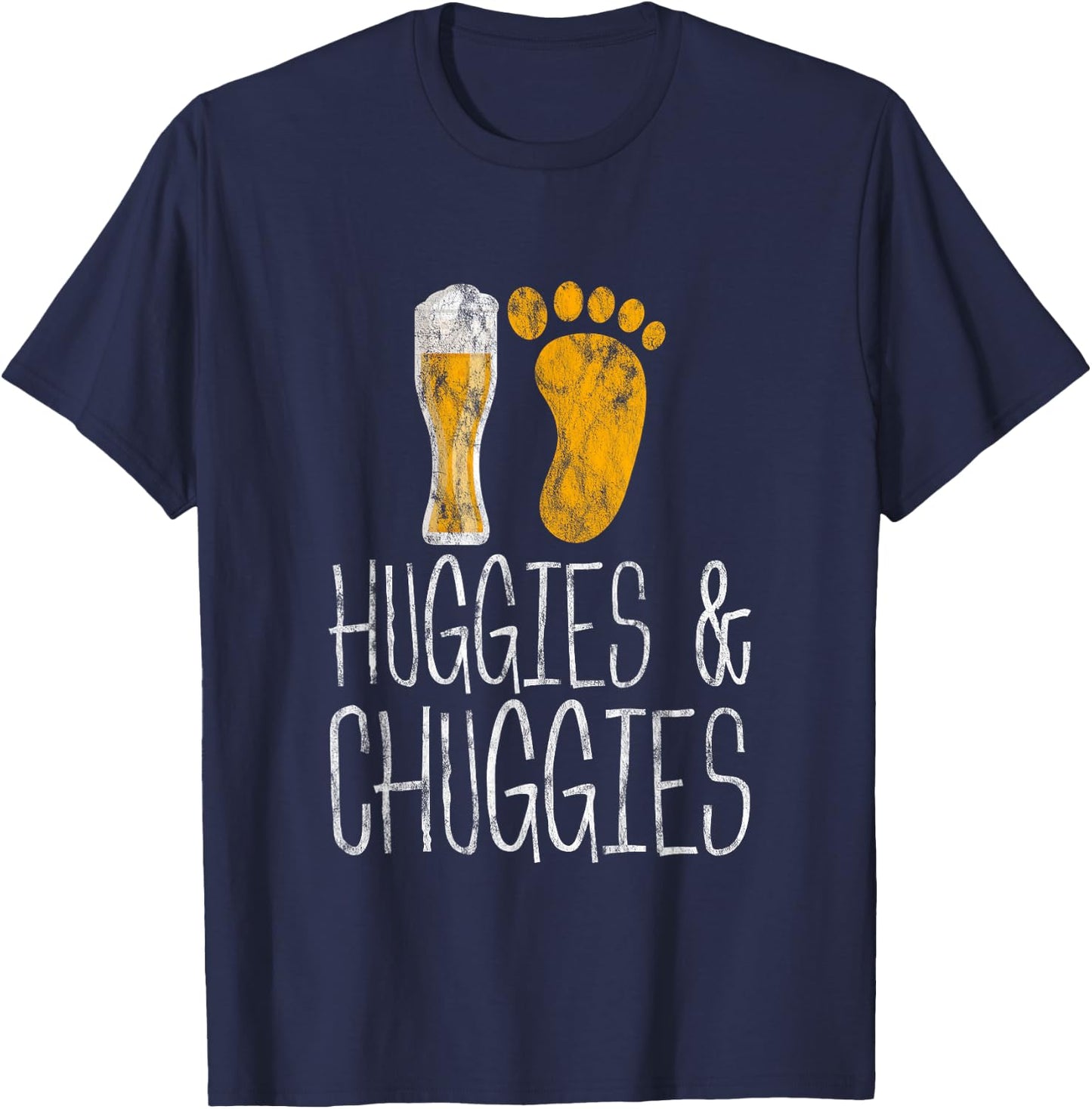 Huggies and Chuggies T-Shirt - T-Shirt | Navy