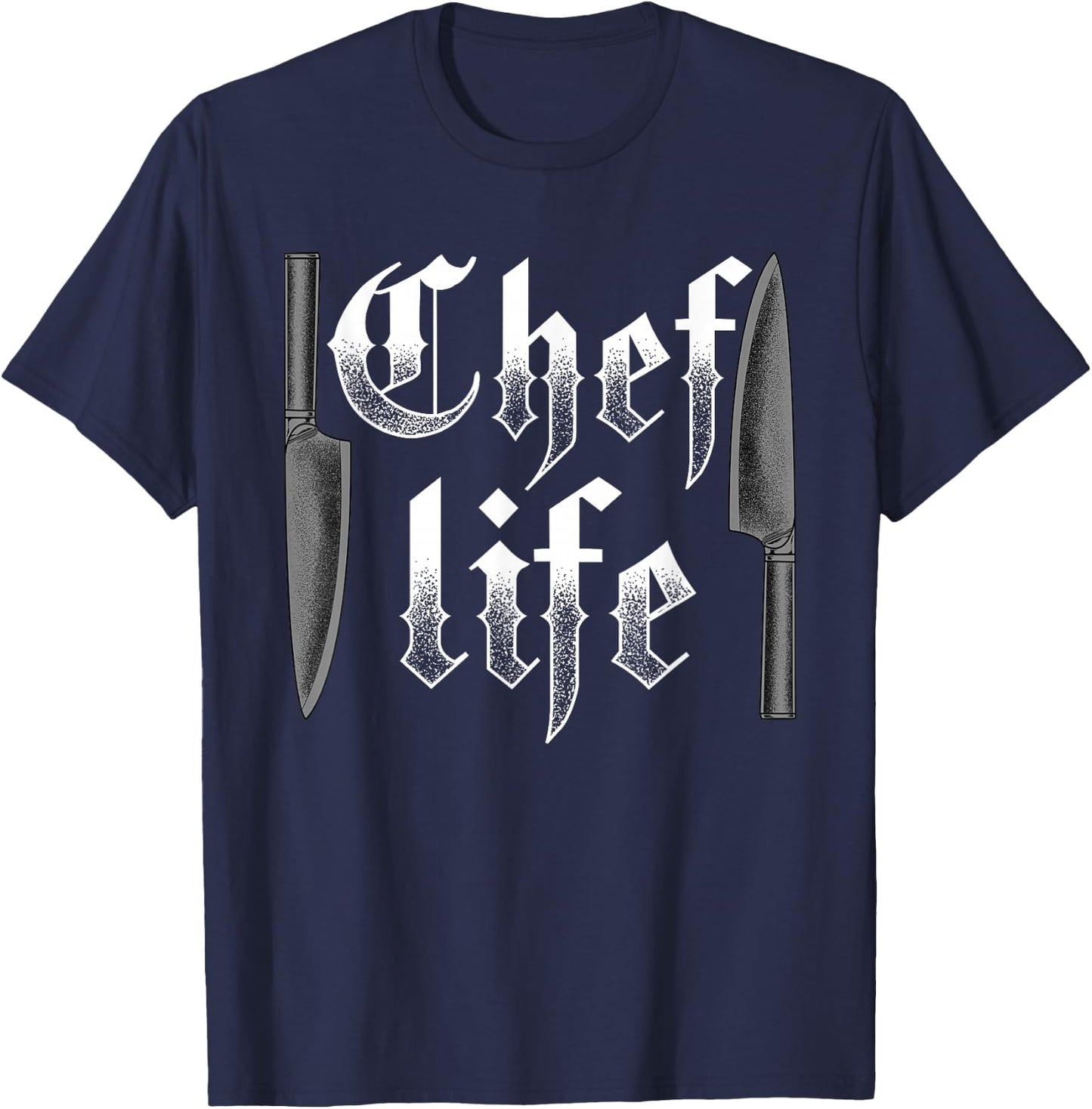 Chef's Life Cooking Butcher Culinary Art Cuisine Cook Chef T-Shirt - T-Shirt | Navy