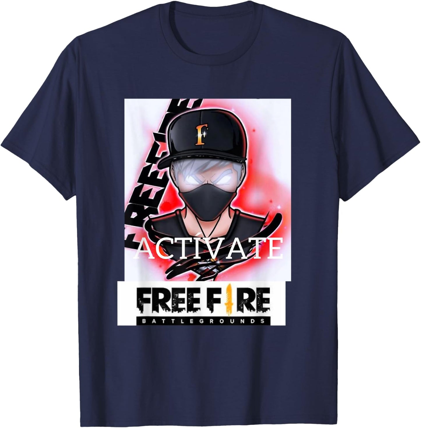 Free fire Games T-Shirt - T-Shirt | Navy