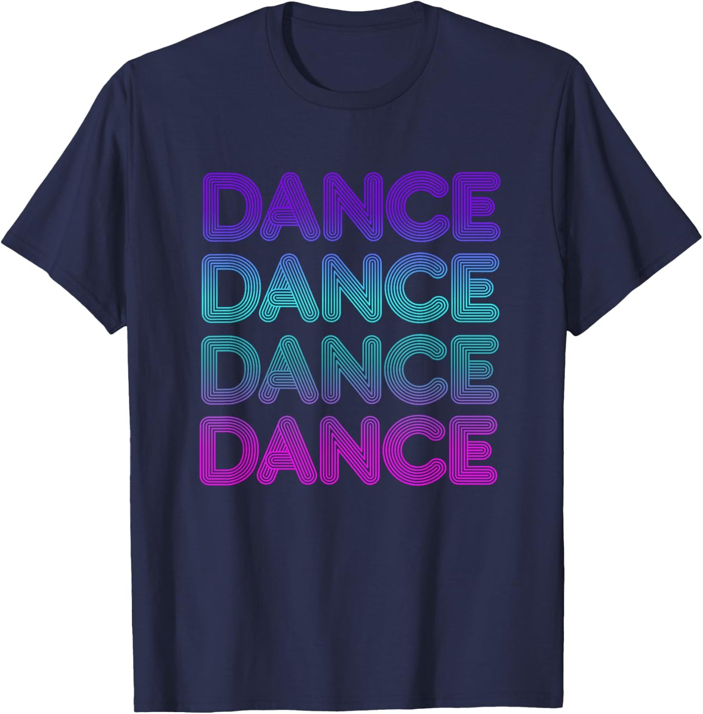 Retro Dance for Dancers I Love Dancing Teens Kids T-Shirt - T-Shirt | Navy