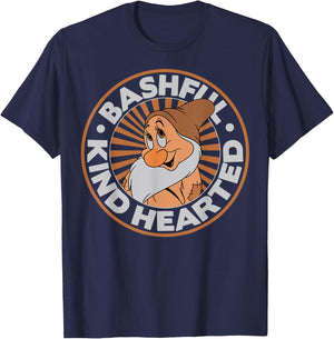 Disney Snow White Bashful Kind Hearted Graphic T-Shirt - T-Shirt | Navy