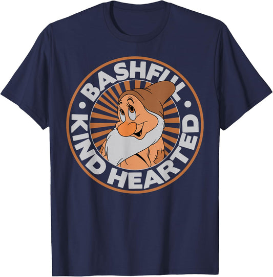 Disney Snow White Bashful Kind Hearted Graphic T-Shirt - T-Shirt | Navy